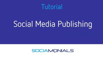 Sociamonials Tutorial - How to Publish to Social Media