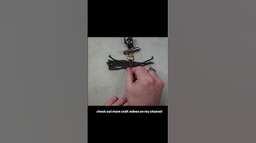 Feather Keyring/Bag Charm tutorial #diy #craft #craftvideos #macrame #bag #easycrafts #handmade