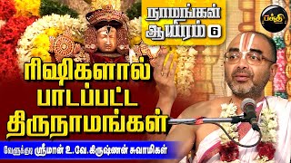 நாமங்கள் பெருமாளின் ஒவ்வொரு குணத்தை விளக்கும்! | Sri. U. Ve. Velukkudi Krishnan | சகஸ்ரநாமம்