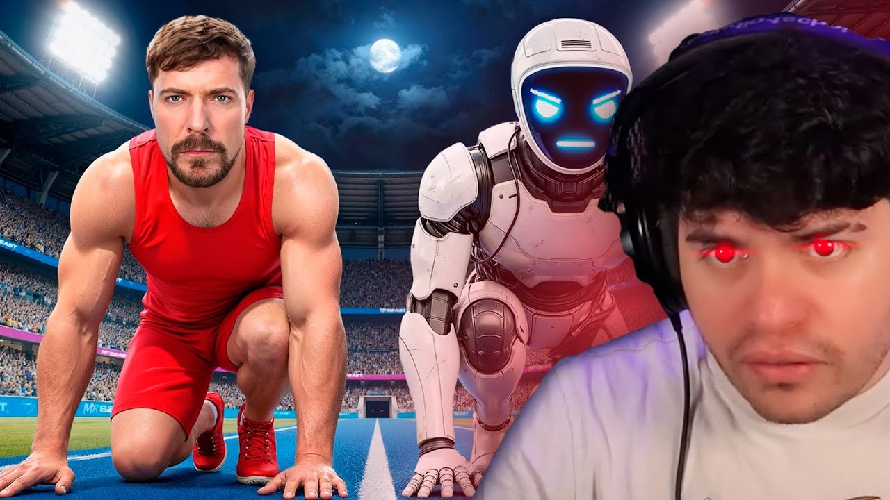 EL DEMENTE y MR BEAST vs ROBOTS