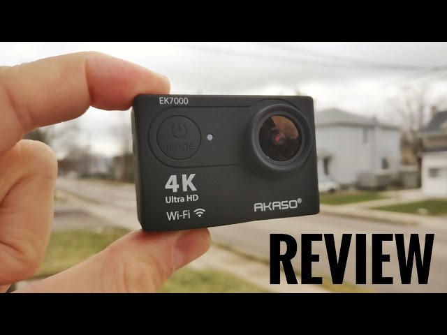 AKASO EK7000 4K Action Camera REVIEW & Sample Footage 