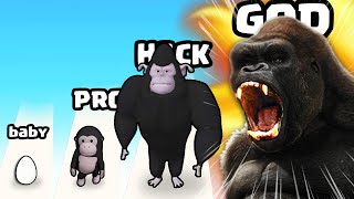EVOLVING a BABY MONKEY to MAX LEVEL KING KONG in Monster Evolution
