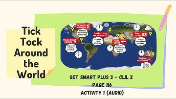 GET SMART PLUS 3 | TEXTBOOK PAGE 116 | CLIL 2 | TICK TOCK AROUND THE WORLD