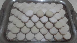 حلويات سهلة واقتصادية /حلويات العيد 2022/ بجوز الهند بدون بيضhalawiyat sahla /halawiyat l3id /gâteau