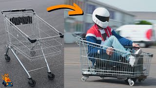 I've made a drift Cart from a shopping cart.