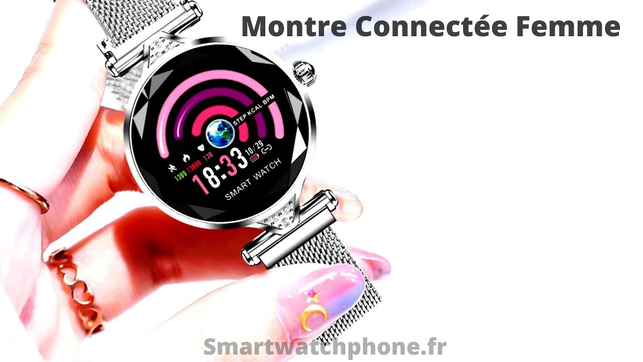 Avis / test - Montre Connectéé de Ronde Femmes Bracelet Plein