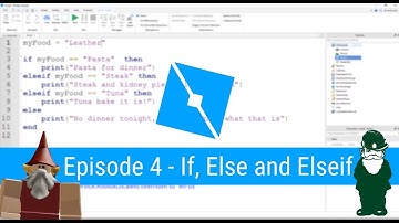 If Statements - (Ep 4) Lua Scripting Tutorial for Roblox Game Dev