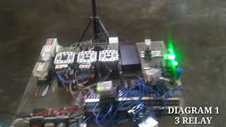 SINGLE PUSH BUTTON PLC and ACTUAL WIRING   TWO DIAGRAM IN ONE OPERATION | MOTOR CONTROL