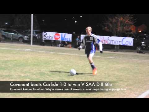Covenant beats Carlisle 1-0 in VISAA DII boys soccer title game