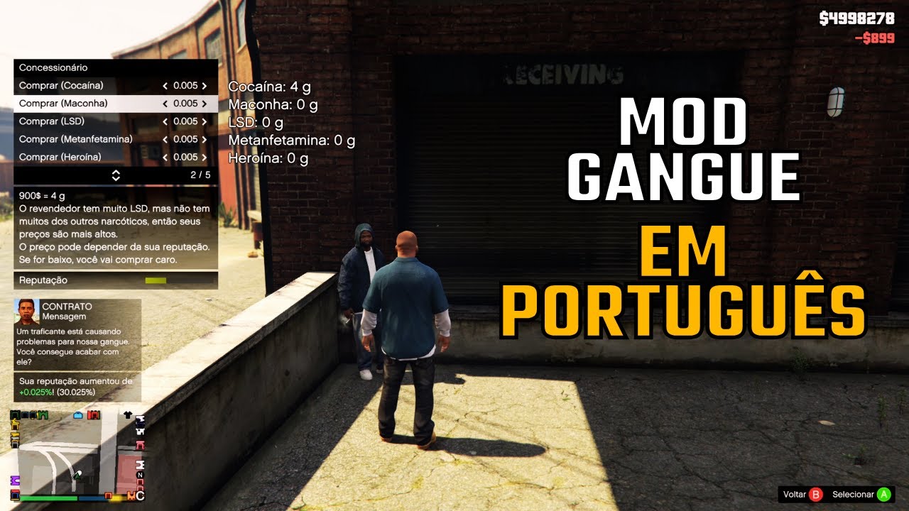 Mod Gangue para Gta V