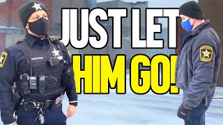 Officers Correct Rookie After Id Refusal