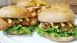 Fish Burger Recipe | Crispy Fish Burger | Chef Faisal