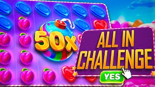 The CRAZIEST *ALL IN CHALLENGE* - SWEET BONANZA (Bonus Buys)