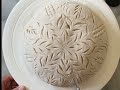 Sourdough scoring  starflower pattern