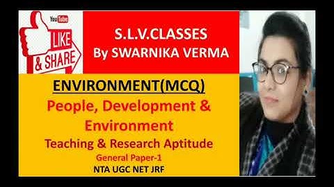 MCQ based on Environment|People, Development and Environment|General Paper-1|NTA UGC NET/JRF