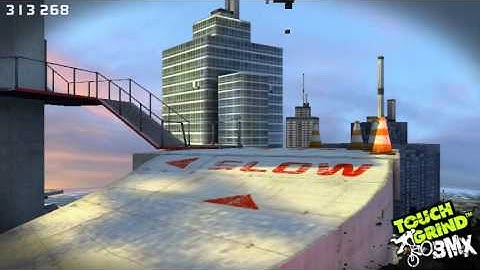 How To Beat Illusion Lab Record On Skyline  - Touchgrind BMX