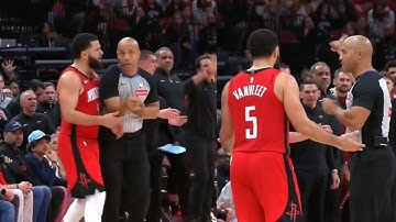 Fred VanVleet got ejected after he bumped into the ref by accident 💀
