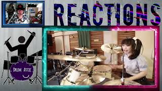 JUNNA ルマ RUMA : 莉犬くん RIINU KUN  Drum Cover #reaction