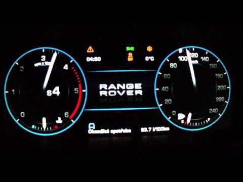 Range Rover 2013 SDV8 - acceleration 0-210 km/h