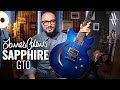 James collins sapphire gto  luthier made electric guitar