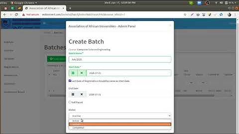 How to add a Batch under a Course | eLearnAfrica LMS
