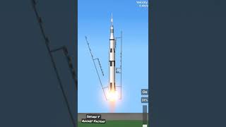 Saturn V Rocket Factory In Space Flight Simulator #shorts