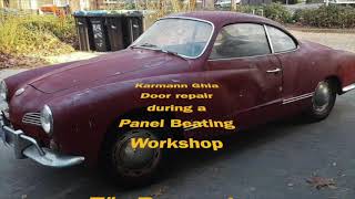 VW Karmann Ghia, Carrozzeria, MG A, Triumph TR4, VW Käfer, Glätten mit Rollenstreckmaschine,