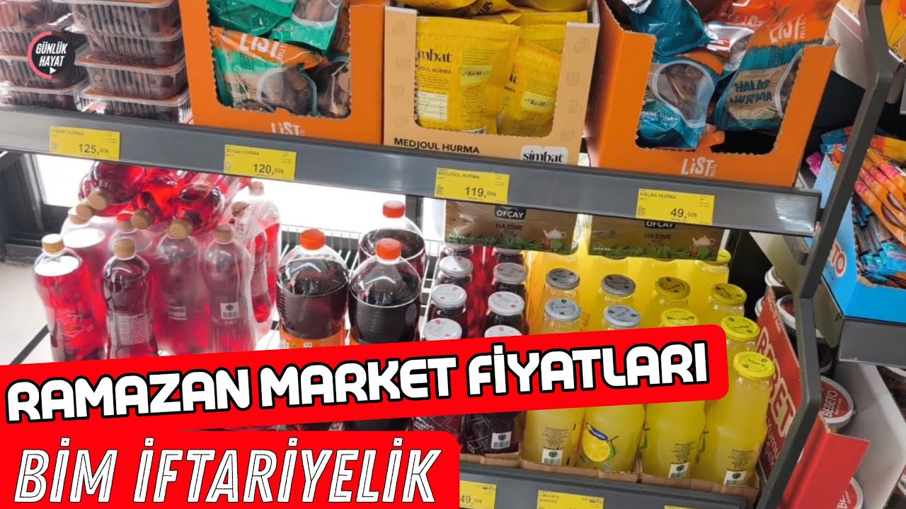 Ramazan Market Fiyatları 🛒 İftariyelik Fiyatları 👉 Ramazan Alışverişi