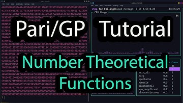 Pari/GP Tutorial: Some Number Theory Functions