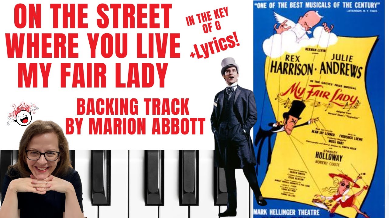 On The Street Where You Live (My Fair Lady) Backing