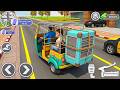 Tuk Tuk Rickshaw Driving Game 3D: Realistic Traffic Simulator Passenger game - android gameplay
