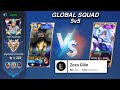 Top player meet manipur pro famous streamer in rank game  global squade  mythical immortal  mlbb