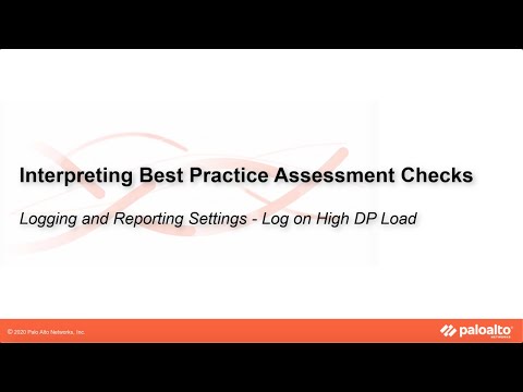 Logging and Reporting Settings - Log on High DP Load - Interpreting BPA Checks - Devices