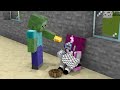Monster School : Poor Baby Skeleton 3 - Sad Story - Minecraft Animation