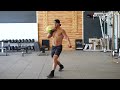 Single Arm KB Rack Forward Lunge