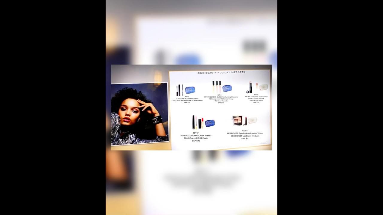 Sneak Peek! Chanel Holiday 2022 Tweed Makeup & Skincare Gift Sets -  BeautyVelle