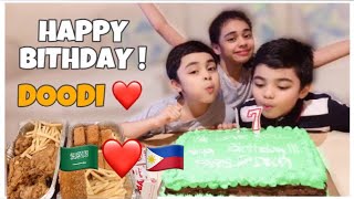 Pinay Arab Simple Birthday At Home Al Baik Chicken Broast For Lunch