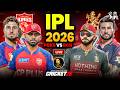 Virat vs Iyer🔥Ipl 2026⌛Punjab Kings vs Royal Challengers Bengaluru Match Live🔥| Cricket 26 Live