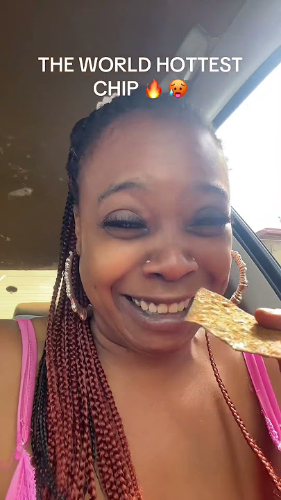 I tried THE WORLDS HOTTEST CHIP from TikTok #foodie #viral #fypシ゚viral #trending