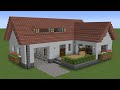 Minecraft  how to build a suburban concrete house