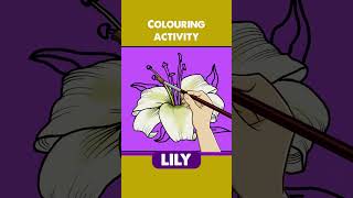 How To Paint Lily #shorts #youtubeshorts #howtodraw