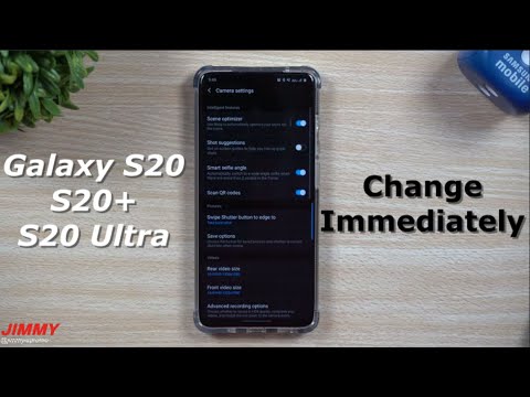 20 Galaxy S20 SETTINGS To Change NOW! (Galaxy S20, S20+ and S20 Ultra)