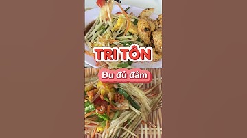 Món ăn đu đủ đâm Tri Tôn An Giang #triton #angiang #food #hycoca #review #travel