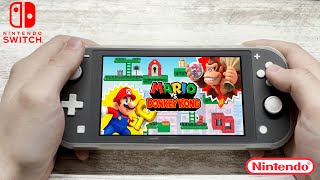 Mario vs Donkey Kong Nintendo Switch Lite Gameplay