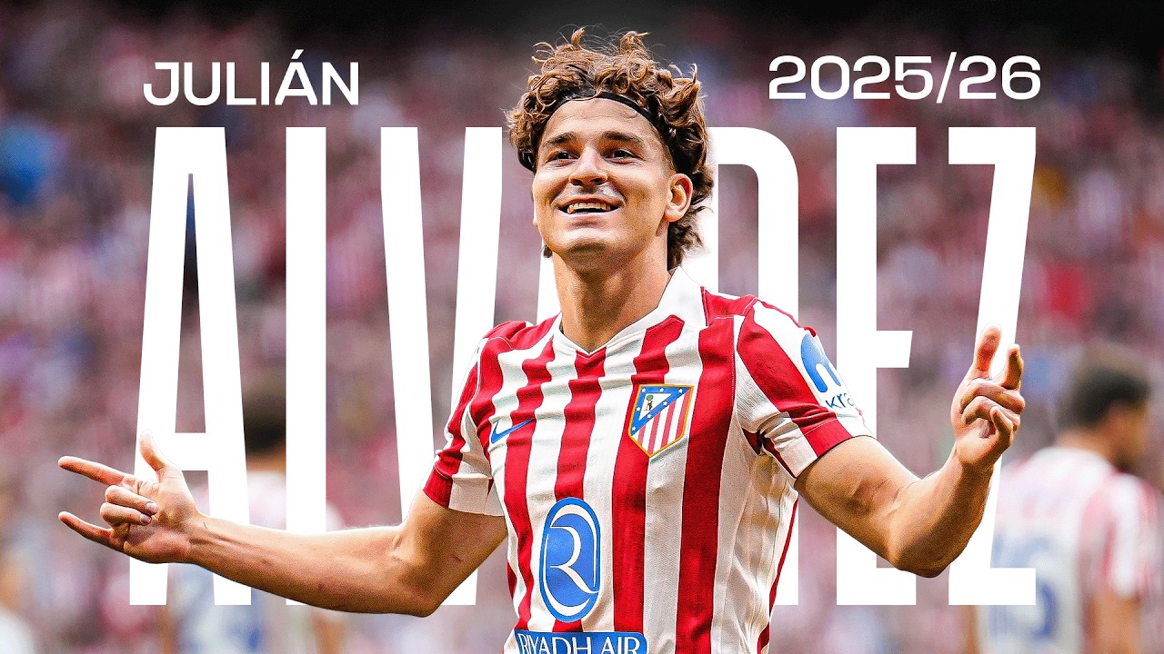 TODOS los GOLES y ASISTENCIAS de JULIÁN ALVAREZ en LALIGA 🕷️
