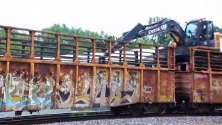 (Part 1) The Pemberville Tie Change; Unloading Ties