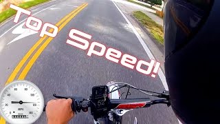 SSR Pit Bike Top Speed