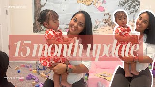 15 MONTH UPDATE | new milestones, tantrums, breastfeeding, favorite toys, naps, and more!!