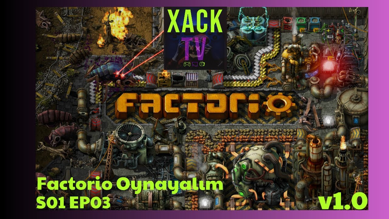 Factorio Oynayalım - Lets Play Factorio - S01 EP03 - v1.0 - YouTube