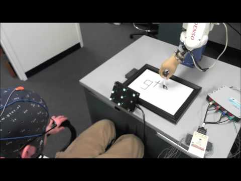 SSVEP BCI control of a prosthetic hand / robotic manipulator arm.
